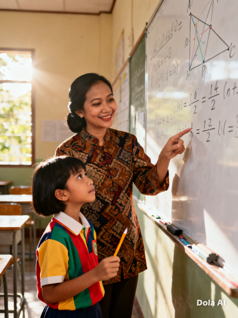 Matematika, hubungannya dengan anak, pekerjaan, dan ibu.